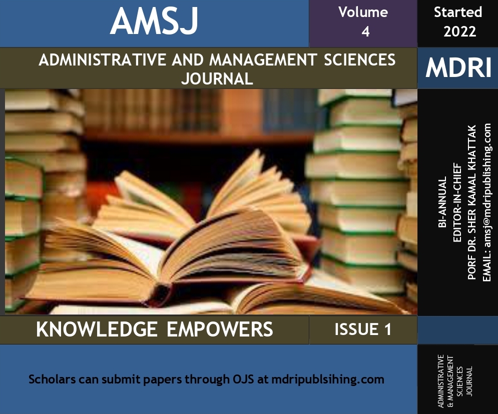 					View Vol. 4 No. 1 (2025): Administrative and Management Sciences Journal
				