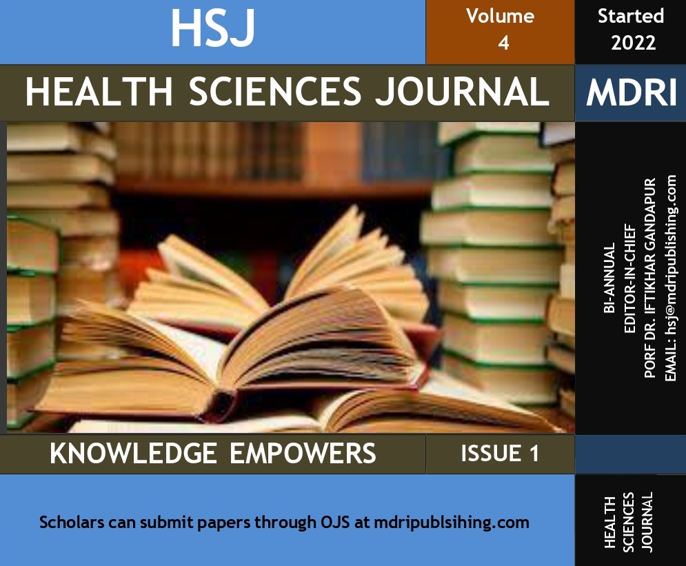 					View Vol. 4 No. 1 (2025): VOLUME 4 ISSUE 1 HEALTH SCIENCES JOURNAL 
				